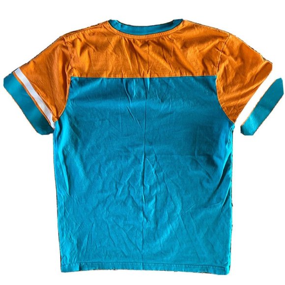 Vintage Miami Dolphins XL Football Tee Cotton Fan Crew Neck Jersey Style Game - Picture 2 of 9